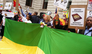 ETHIOPIANS DEMAND THE SAFE RETURN OF ANDARGACHEW TSIGE AT FOREIGN OFFICE