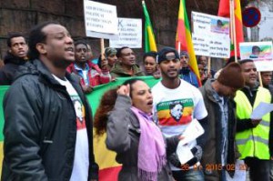 ታላቅ ሰላማዊ ሰልፍ በኖርዌይ ኦስሎ እንግሊዝ ኤምባሲ ፊት ለፊት በደማቅ ሁኔታ ተካሄደ