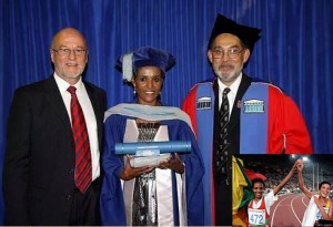ክብር ከደቡብ አፍሪካ ለደራርቱ ቱሉ