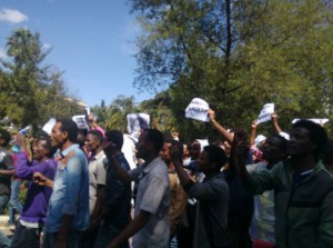“አንከፋፈልም!” የአዲስ አበባ ዩኒቨርሲቲ ተማሪዎች