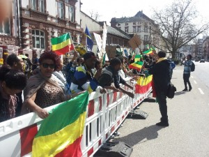 Ethiopians voice their protest in Germany
