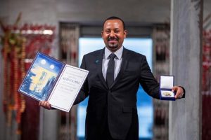 የ2019 የኖቤል የሰላም ሎሬት ጠቅላይ ሚኒስትር ዐቢይ አሕመድ አሊ (ዶ/ር)